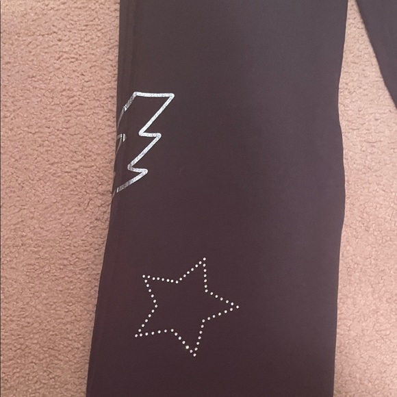 Pink Victoria’s Secret SweatBottoms with Star and Lightning Design - Picture 4 of 8